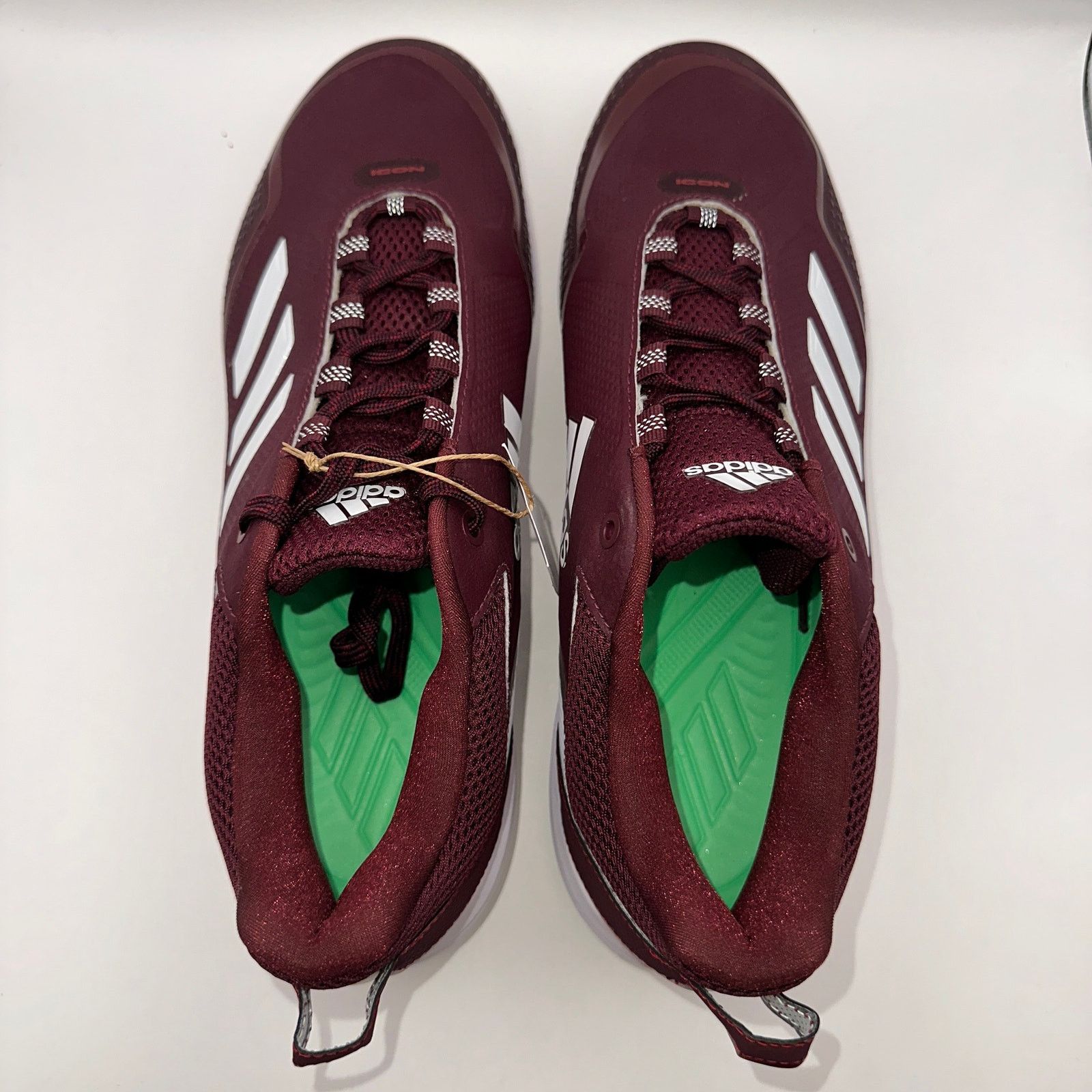 Adidas Adidas Icon 7 Mens 13.5 Maroon Baseball Metal Cleats FZ1555 Size US 13 / EU 46 - 6 Thumbnail