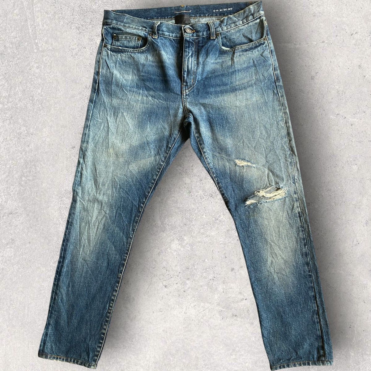 Saint Laurent Paris SS16 “Surf Sound” Knee Slit By Hedi Slimane Size US 34 / EU 50 - 1 Thumbnail