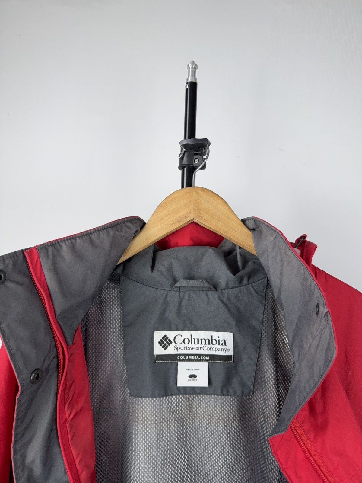 Columbia Columbia Outdoor Red Omni-Tech Waterproof Hooded Jacket L Size L / US 10 / IT 46 - 10 Thumbnail