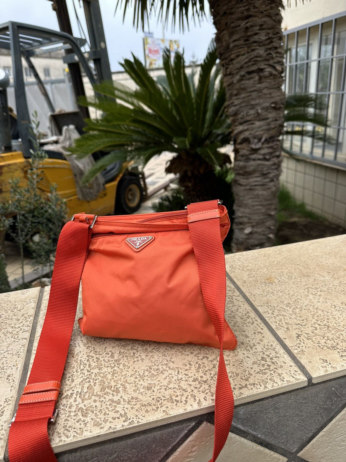 Prada Prada Nylon Bag Peach Size ONE SIZE - 2 Thumbnail