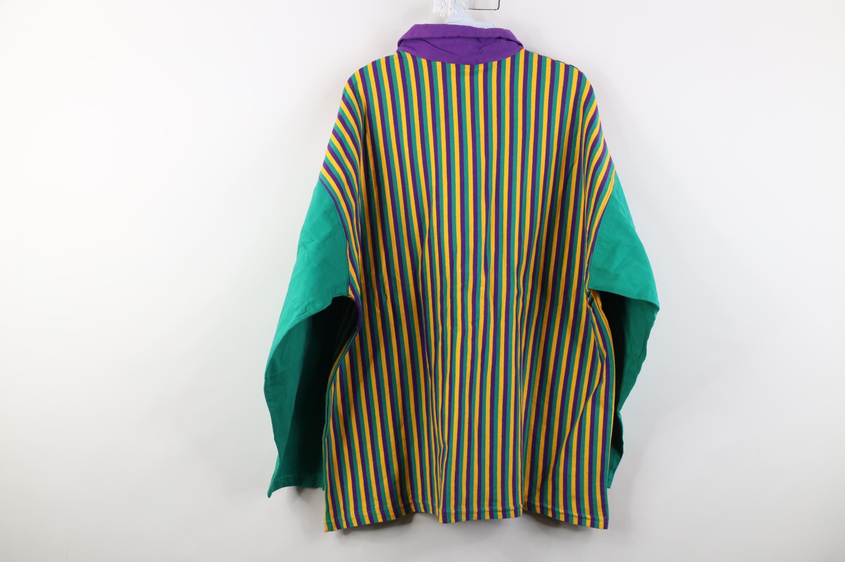 Vintage Deadstock Vintage 90s Streetwear 1/4 Zip Polo Shirt USA Size US L / EU 52-54 / 3 - 12 Thumbnail