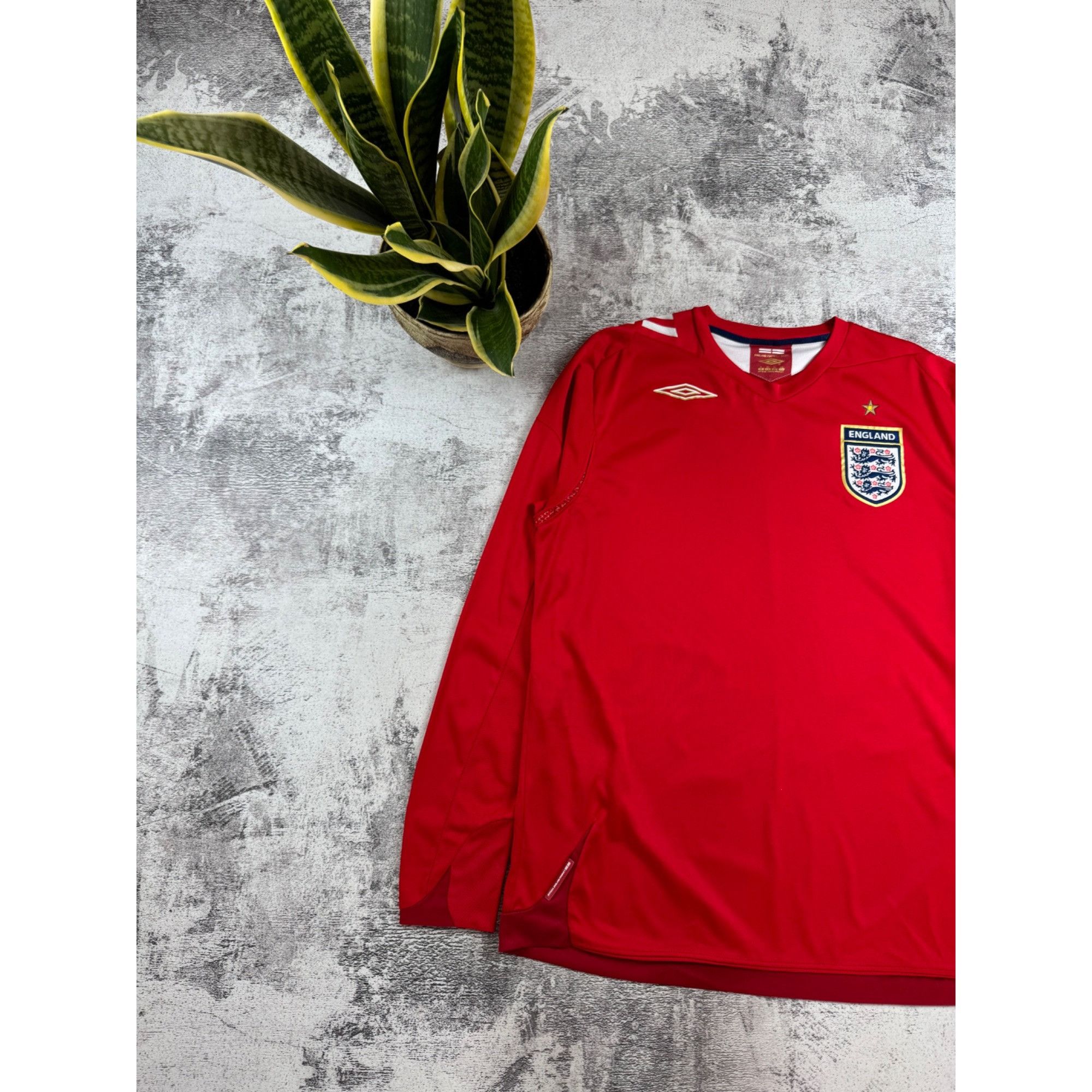 Umbro Vintage England 2006/2008 Away Long Sleeve Umbro National So Size US XL / EU 56 / 4 - 3 Thumbnail
