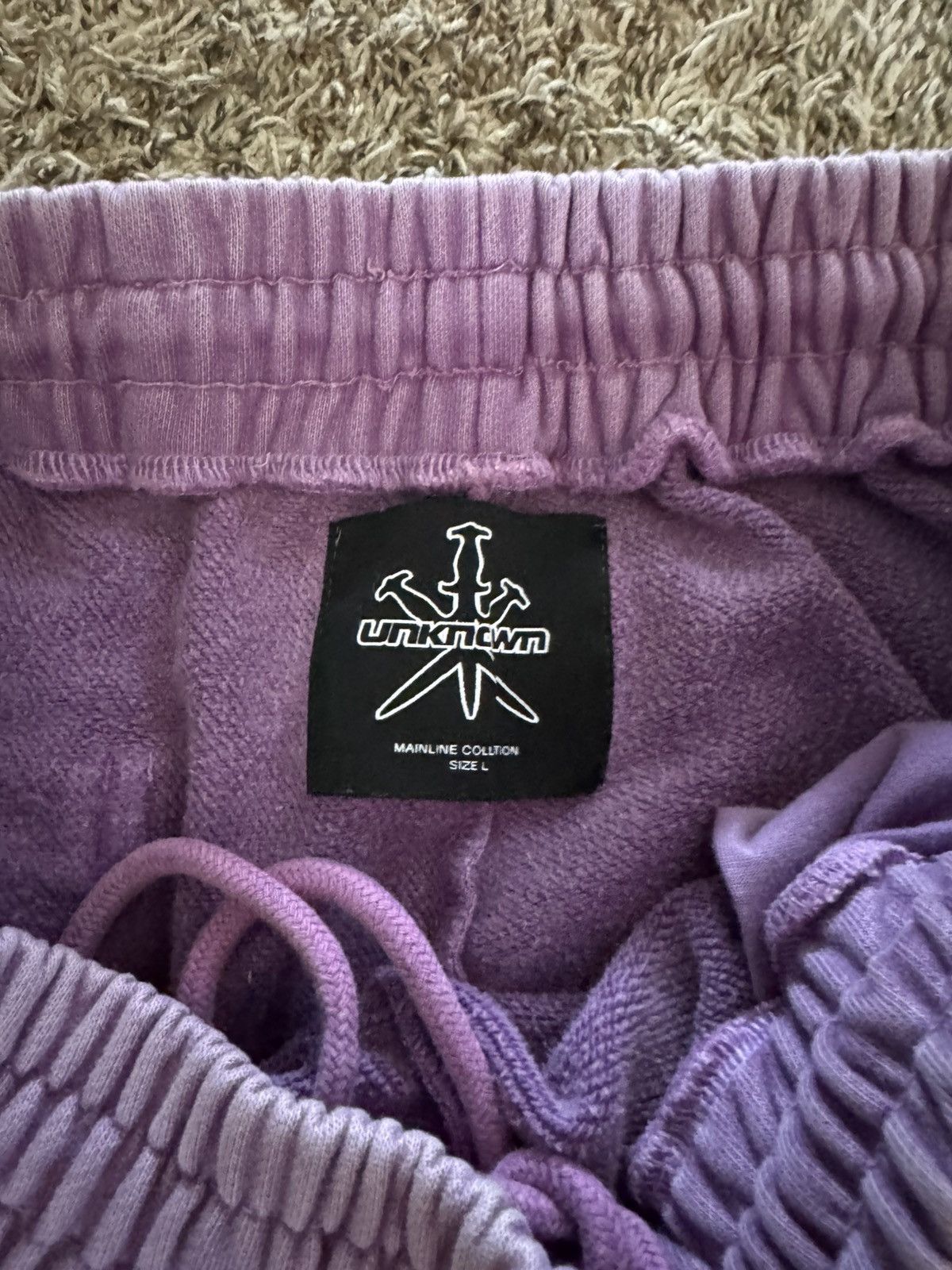 Unknown London Unknown London Purple rhinestone Sweatpants Size US 32 / EU 48 - 2 Thumbnail