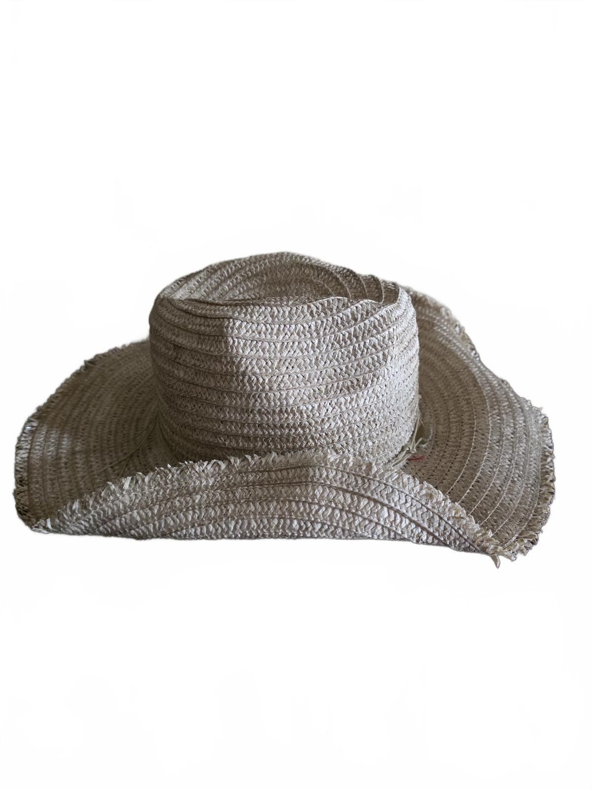 Other Dream Out Loud Selena Gomez Straw Hat Boho Crochet Fringe Size ONE SIZE - 2 Thumbnail