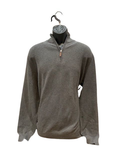Club Room Club Room Quarter-Zip Textured Cotton Sweater Size US XXL / EU 58 / 5 - 1 Thumbnail