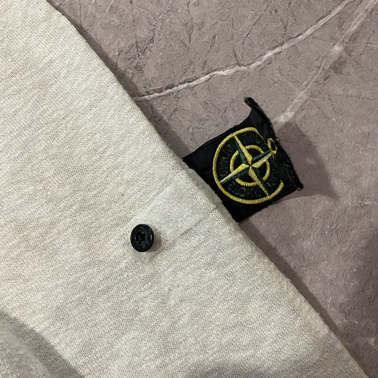 Vintage STONE ISLAND SWEATER WHITE WITH PATCH Size US S / EU 44-46 / 1 - 8 Thumbnail