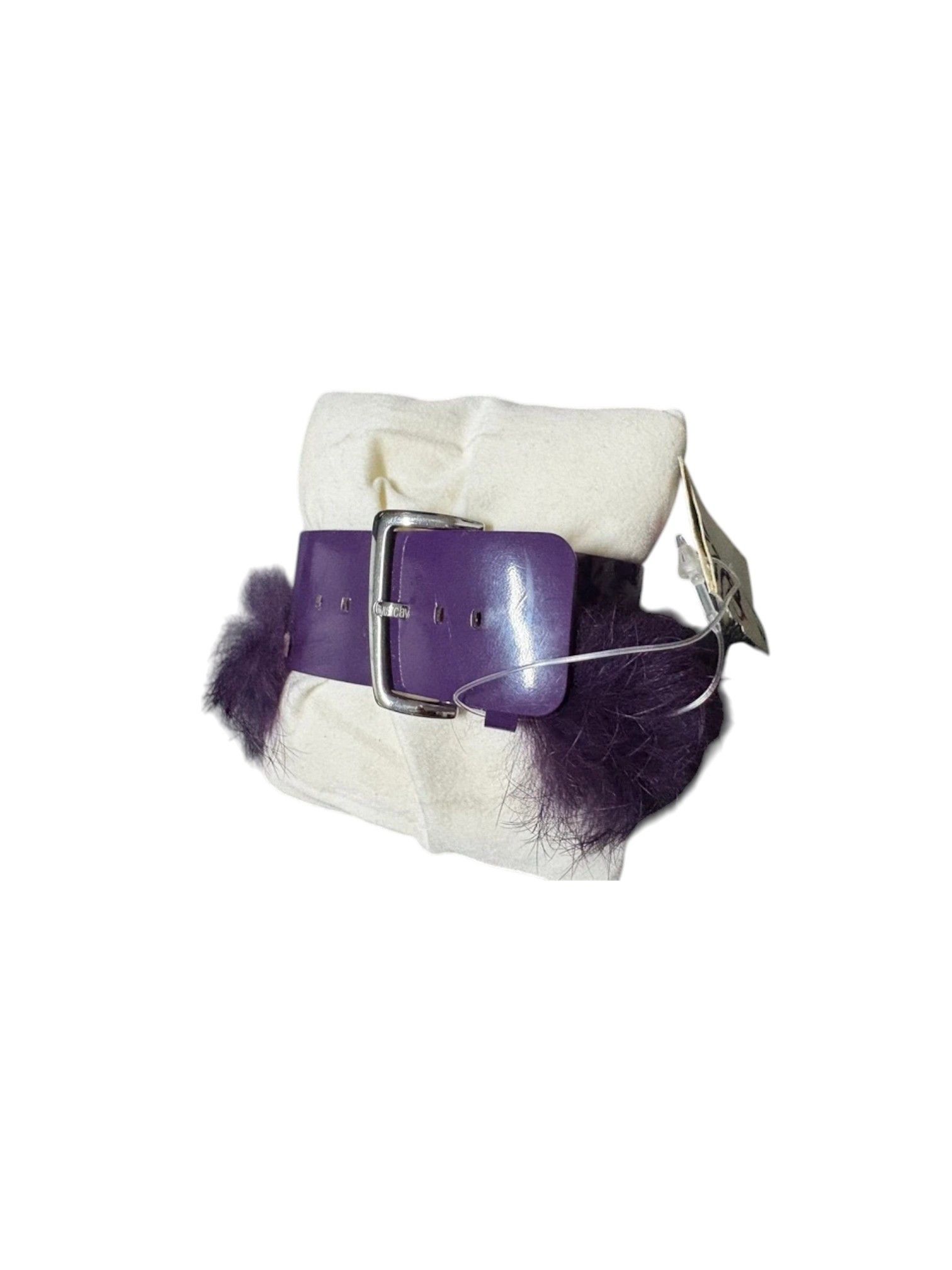 Just Cavalli Just Cavalli Purple Faux Fur Cuff Watch w Chrome Face, 2000s Size ONE SIZE - 4 Thumbnail