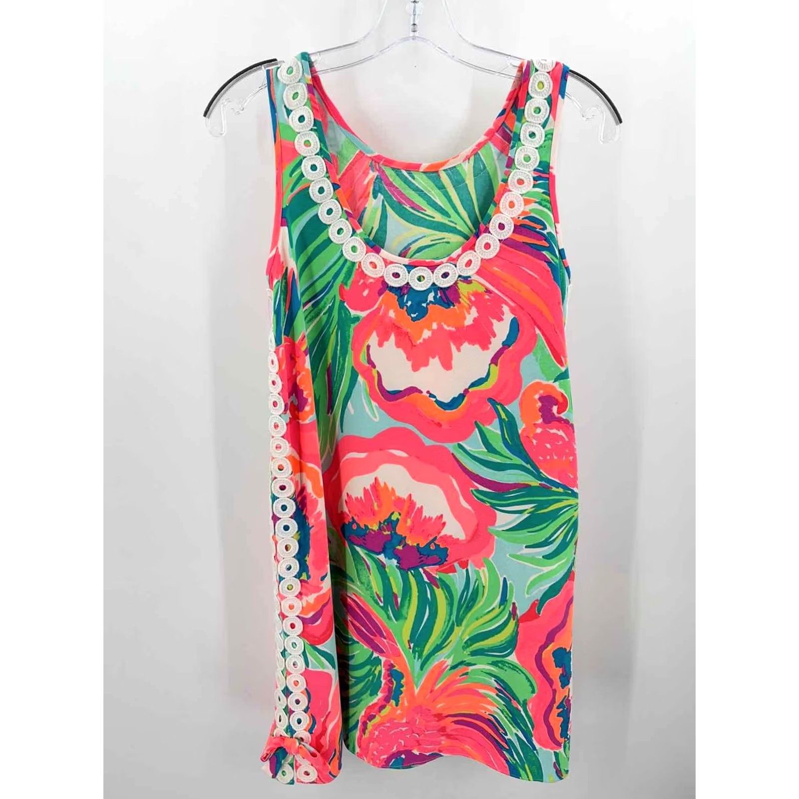 Lilly Pulitzer Lilly Pulitzer Green Size 4 Short Sleeveless Dress Size 27" / US 4 / IT 40 - 2 Thumbnail