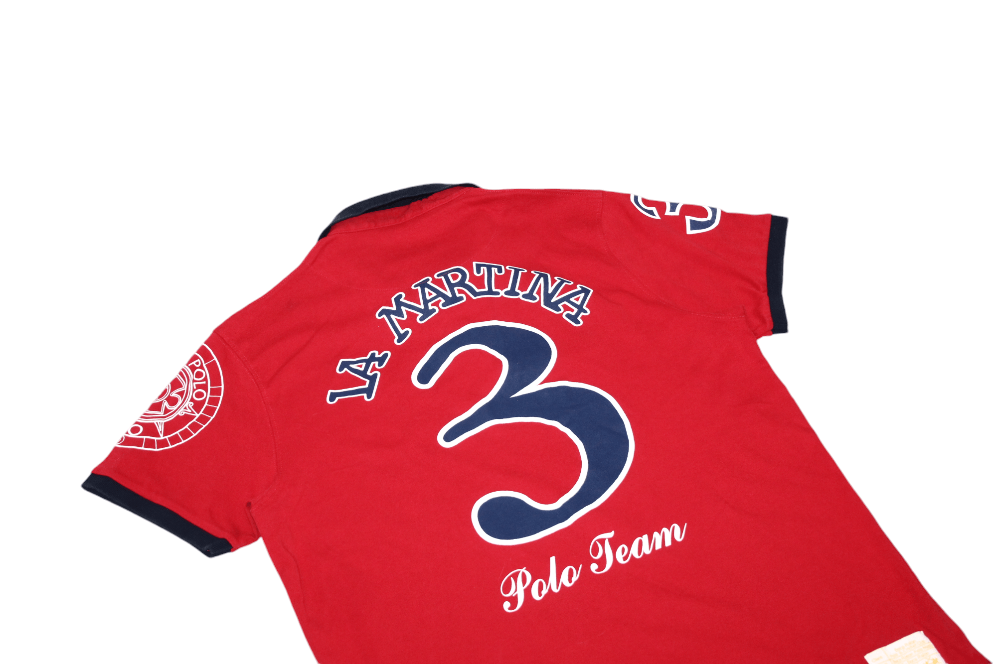 La Martina × Porsche Design VTG La Martina x Porsche Polo Team Big Logo Polo Shirt Size US XL / EU 56 / 4 - 7 Thumbnail