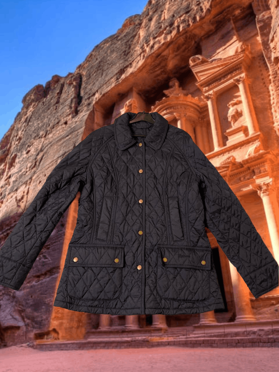 Barbour vintage Barbour Y2K black jacket Streetwear Size M / US 6-8 / IT 42-44 - 1 Thumbnail