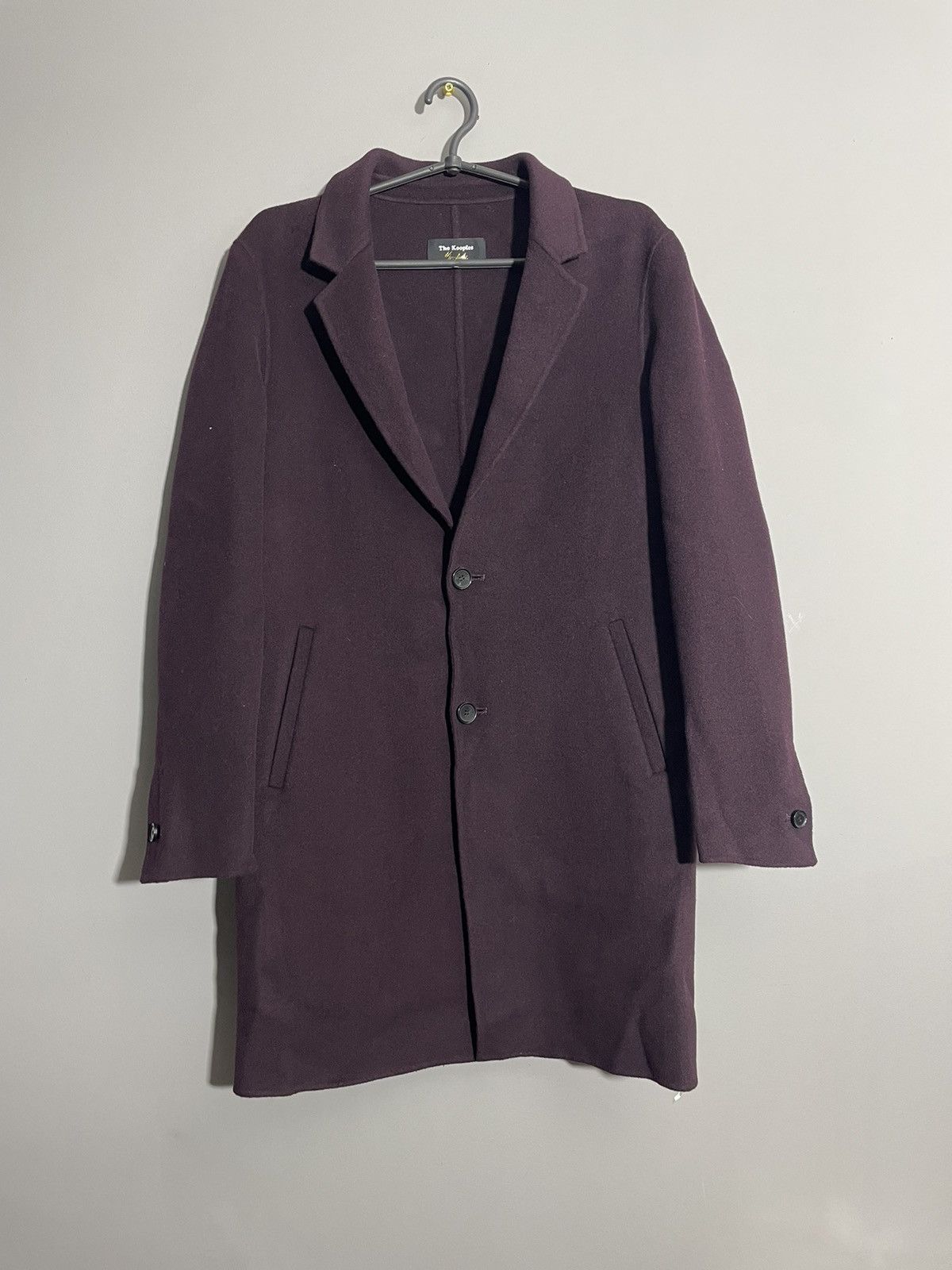 The Kooples The Kooples Burgundy Wool Coat Jacket size 44 Size M / US 6-8 / IT 42-44 - 1 Thumbnail
