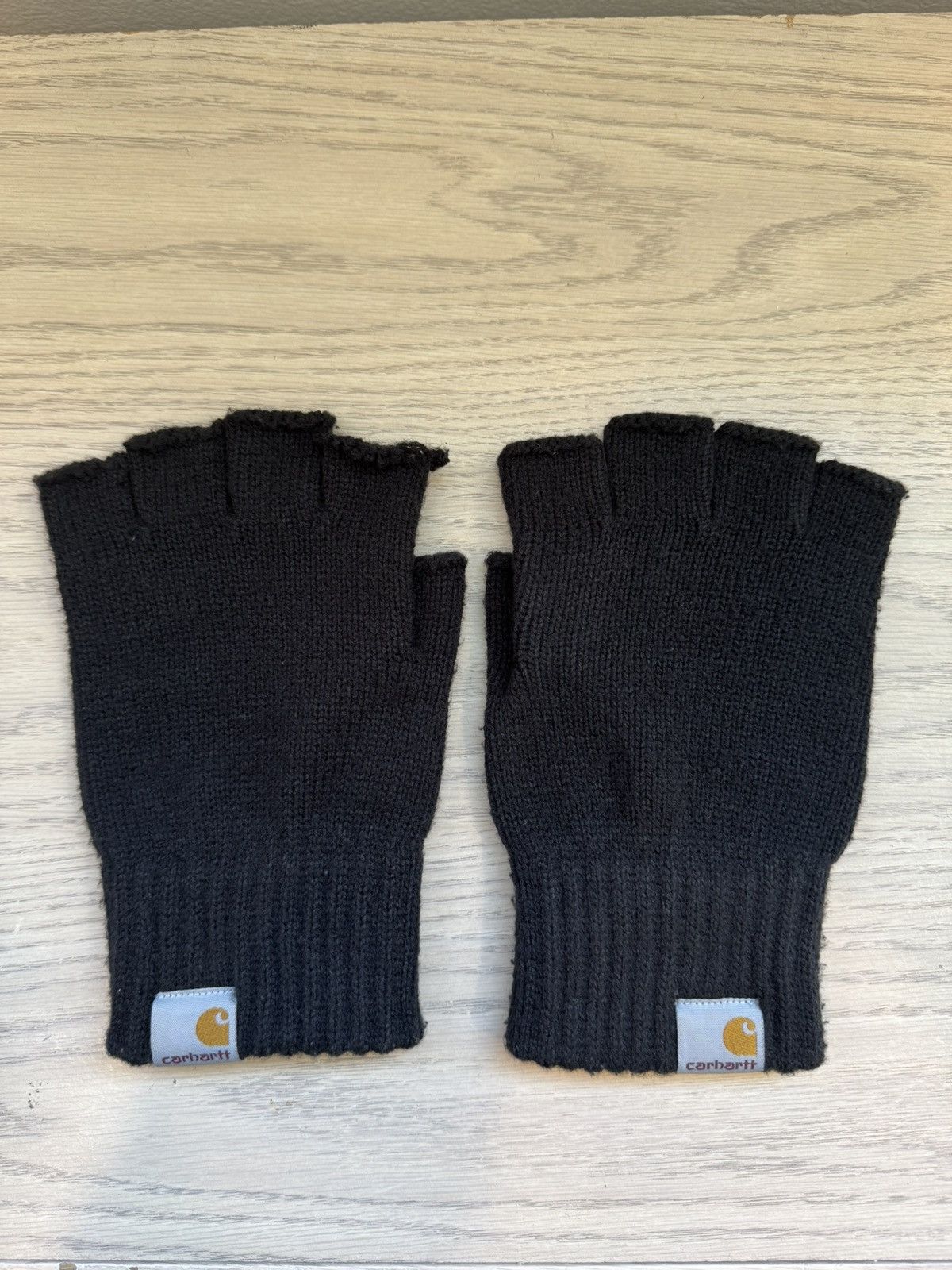 Carhartt Wip Carhartt WIP Mitten Fingerless Gloves Black Size S/M Size ONE SIZE - 1 Thumbnail