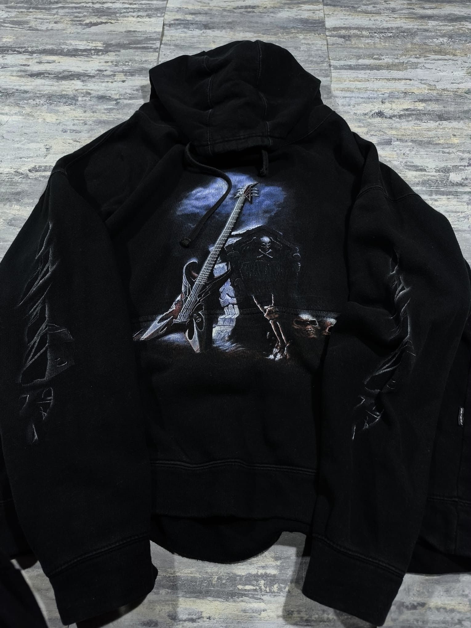 Vintage spiral xl metal hoodie Size US XXL / EU 58 / 5 - 3 Thumbnail