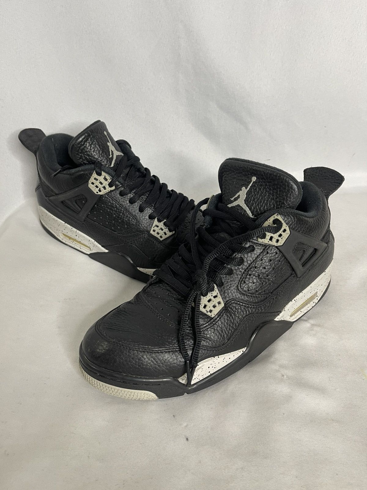 Nike 2015 Nike Air Jordan 4 Retro LS "Oreo" Sneakers (11 Mens) Size US 11 / EU 44 - 1 Thumbnail