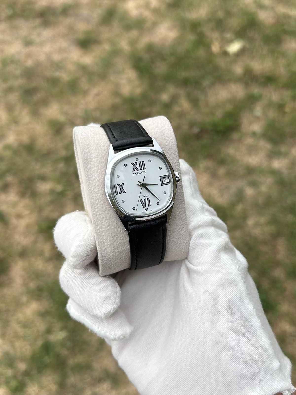 Vintage Vintage Watch Poljot Small USSR Soviet Mechanical 1980s Size ONE SIZE - 2 Thumbnail
