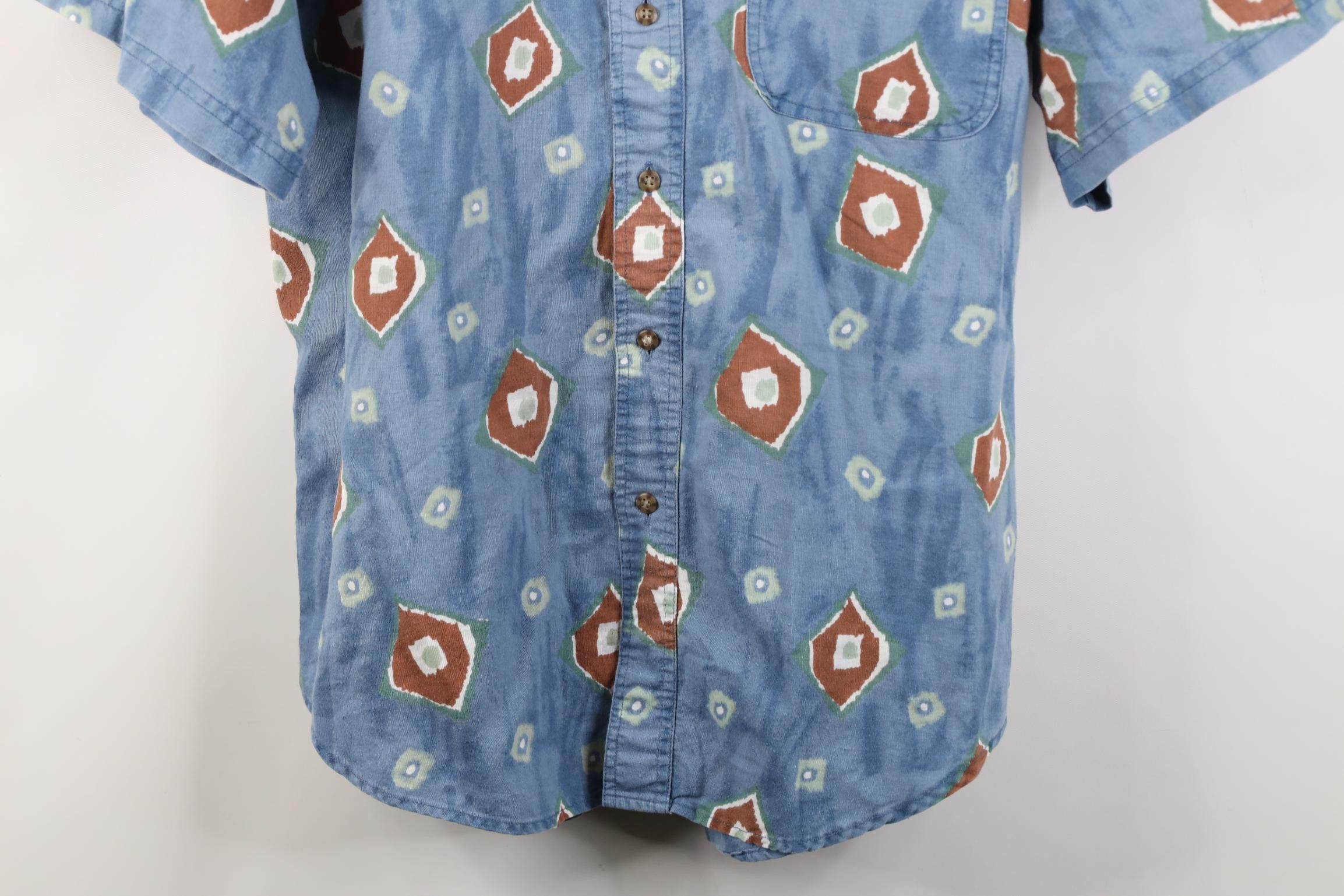 Vintage Vintage 90s Streetwear Short Sleeve Button Down Shirt Size US M / EU 48-50 / 2 - 3 Thumbnail