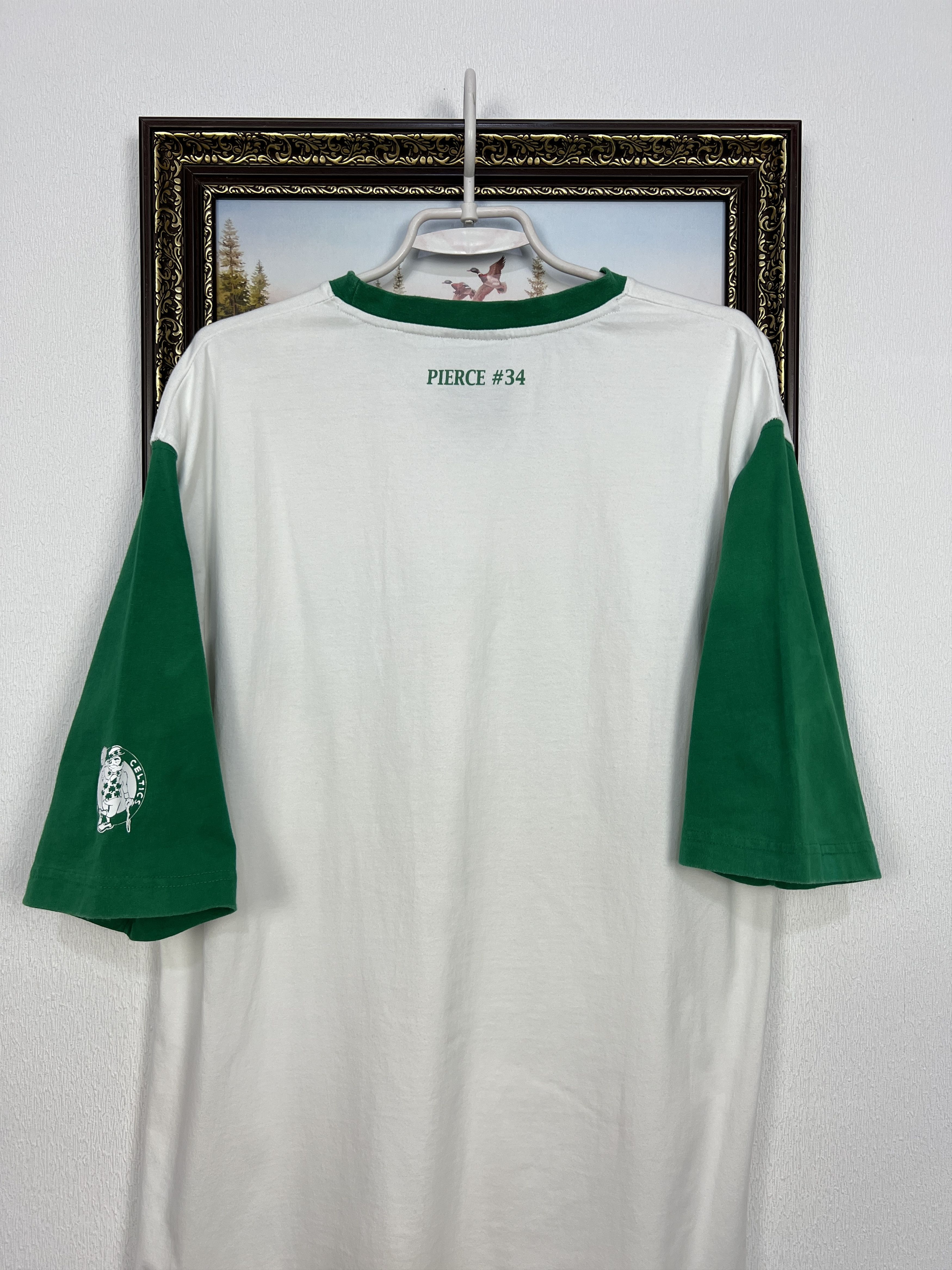 Vintage Vintage UNK Boston Celtics NBA #34 Pierce White Shirt Mens Size US L / EU 52-54 / 3 - 11 Thumbnail