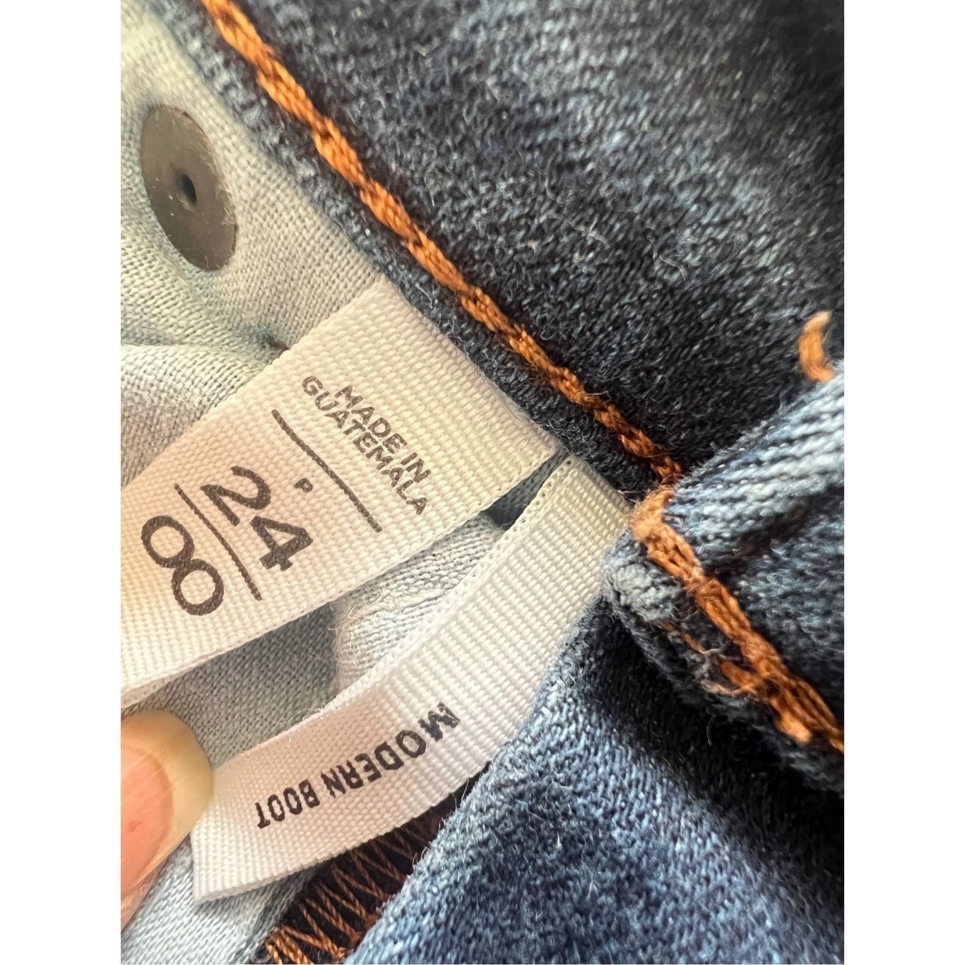 Loft Ann Taylor LOFT modern boot cut JEANS SIZE O0 Tall Size 24" / US 00 / IT 34 - 12 Thumbnail