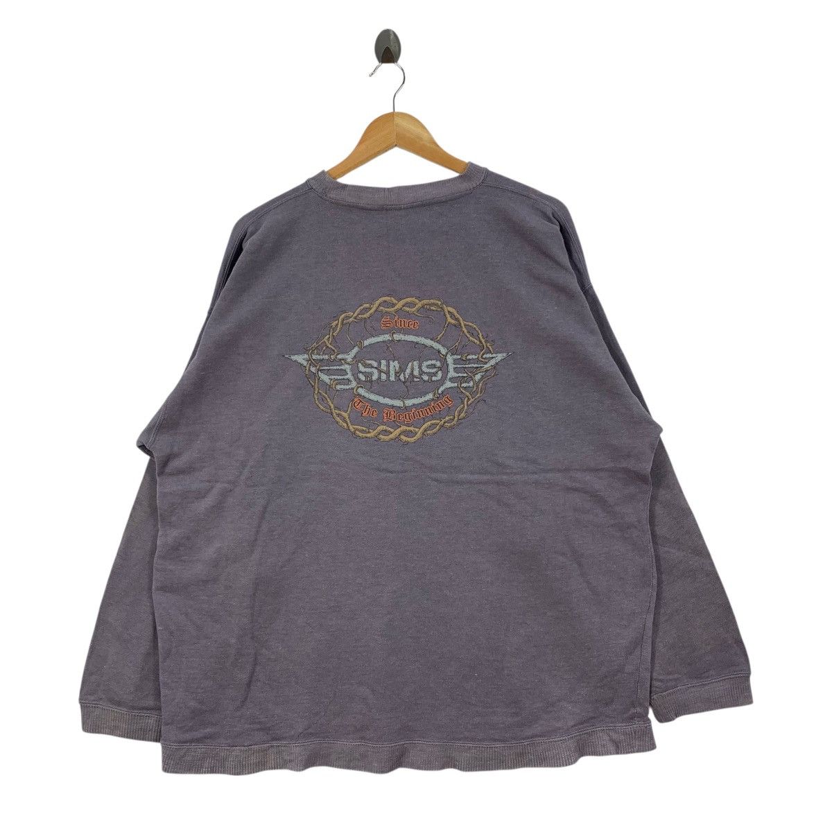 Vintage Vintage 90s SIMS SKATEBOARD SURFBOARD Surfing Usa Sweatshirt Size US L / EU 52-54 / 3 - 1 Thumbnail