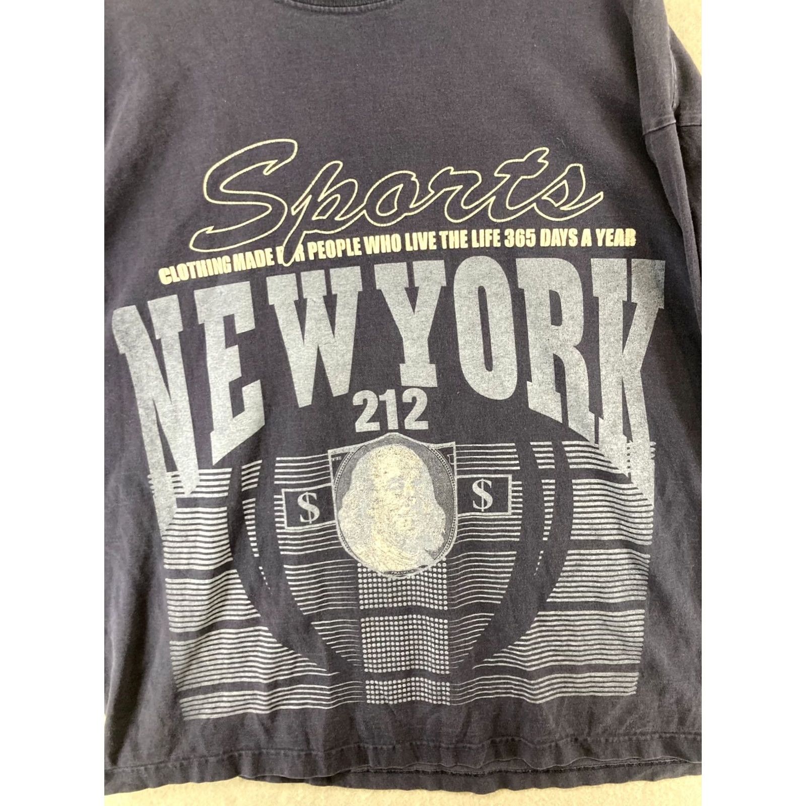 Vintage 365 Sports TShirt Shirts 3XL Blue Mens Jersey Cotton Short Sleeve Crew Neck US MADE Sports 365 Sports Shirt Mens 3XL Blue USA MADE Size US XXL / EU 58 / 5 - 4 Thumbnail