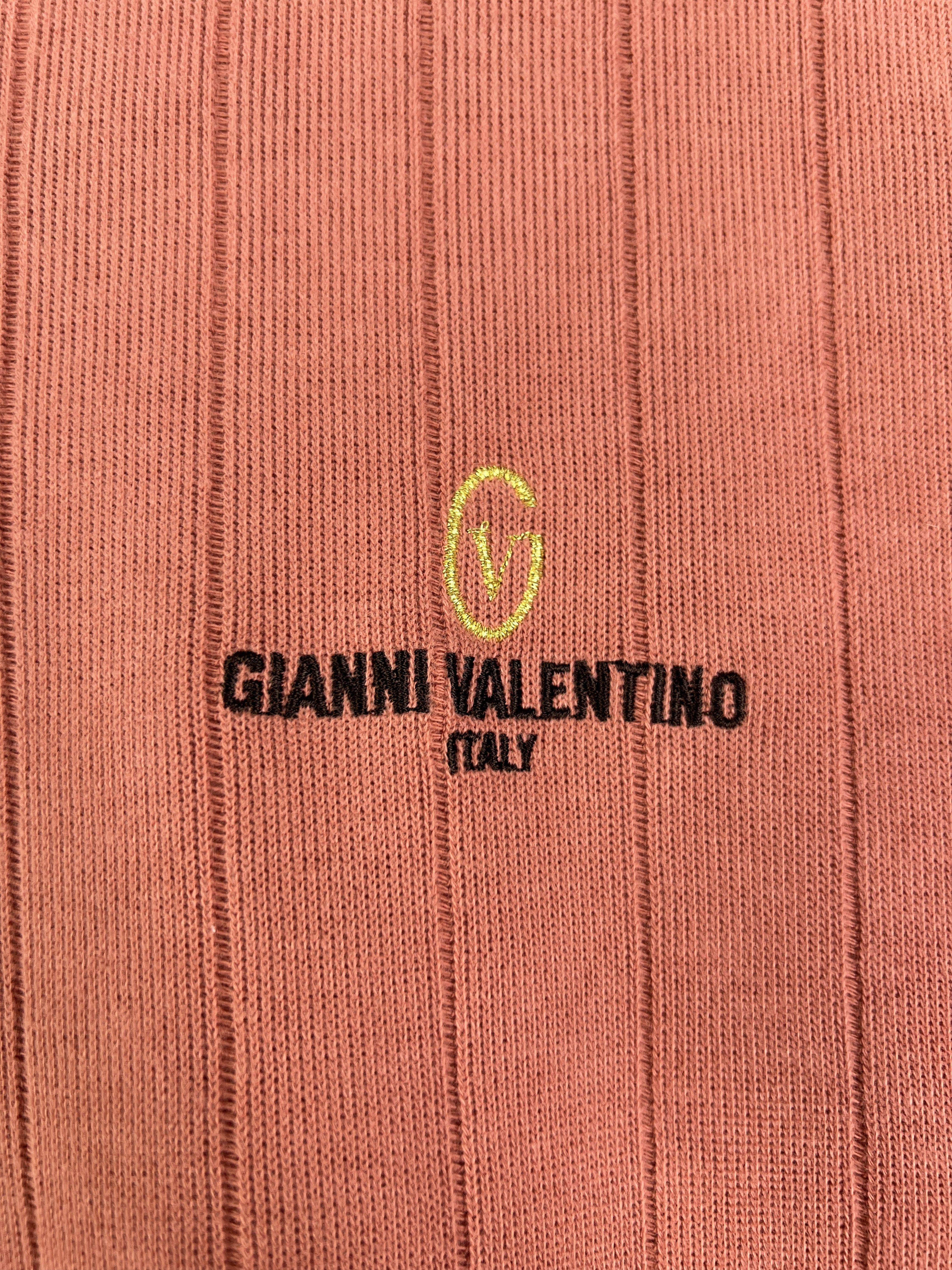 Gianni Valentino Gianni Valentino 1/4 Zip Knit Sweatshirt (M) GTMP285 Size US M / EU 48-50 / 2 - 2 Thumbnail