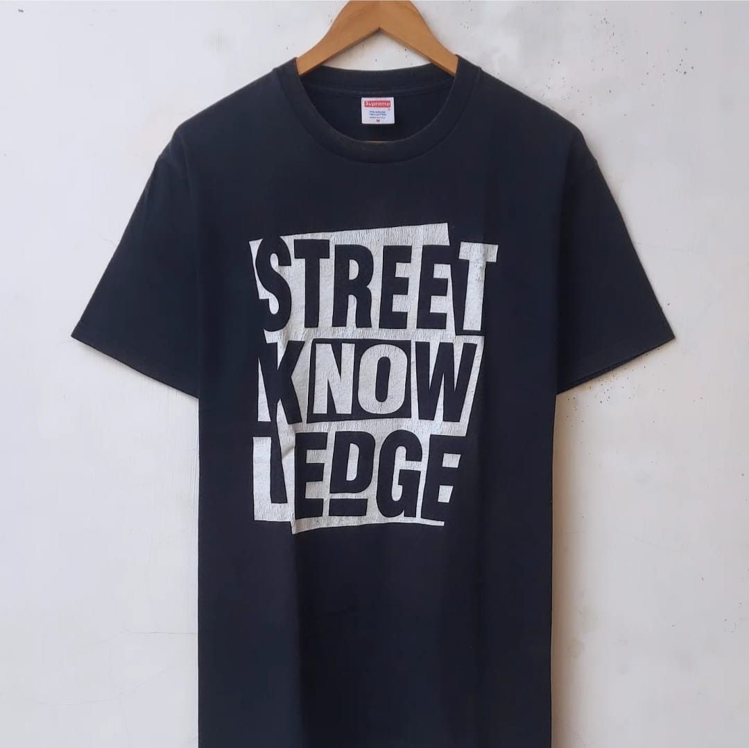 Supreme SS02 SUPREME Street Knowledge Tshirt Size US M / EU 48-50 / 2 - 2 Thumbnail