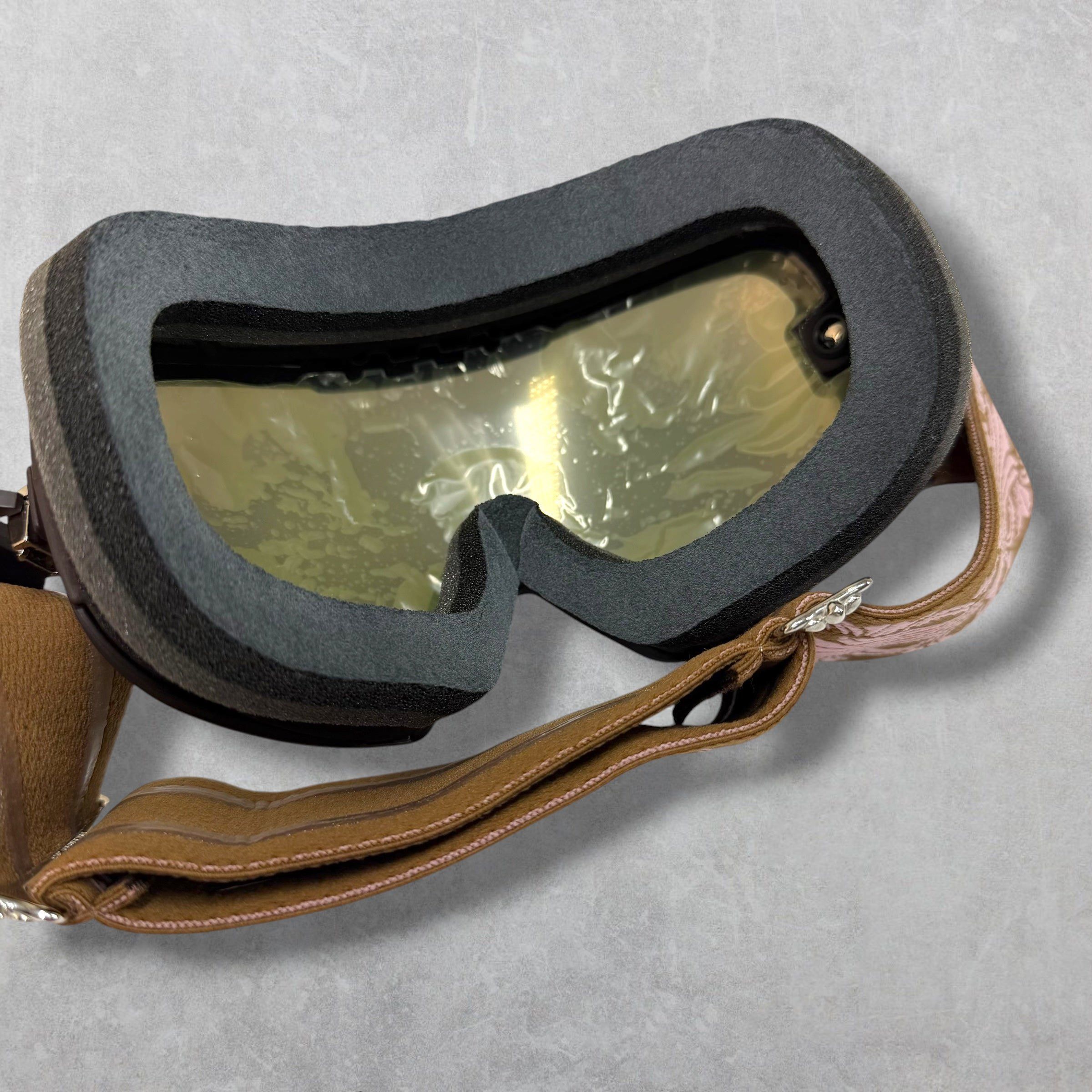 Chrome Hearts Chrome Hearts Silver Morning Classic Ski Goggles Brown Size ONE SIZE - 4 Thumbnail