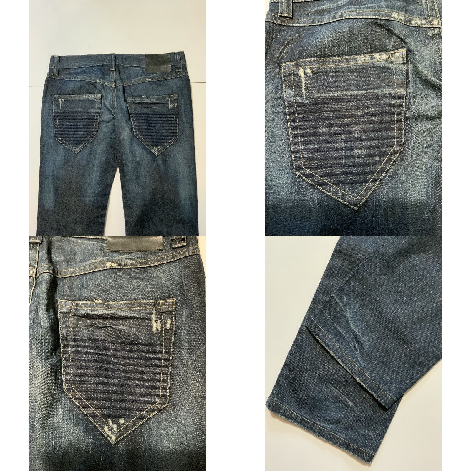 John Richmond VINTAGE John Richmond Jeans Button Fly Rock N Roll Denim Sz. 36 Men Blue 36 Inseam Rock Theme 90s Mens Size US 36 / EU 52 - 9 Thumbnail