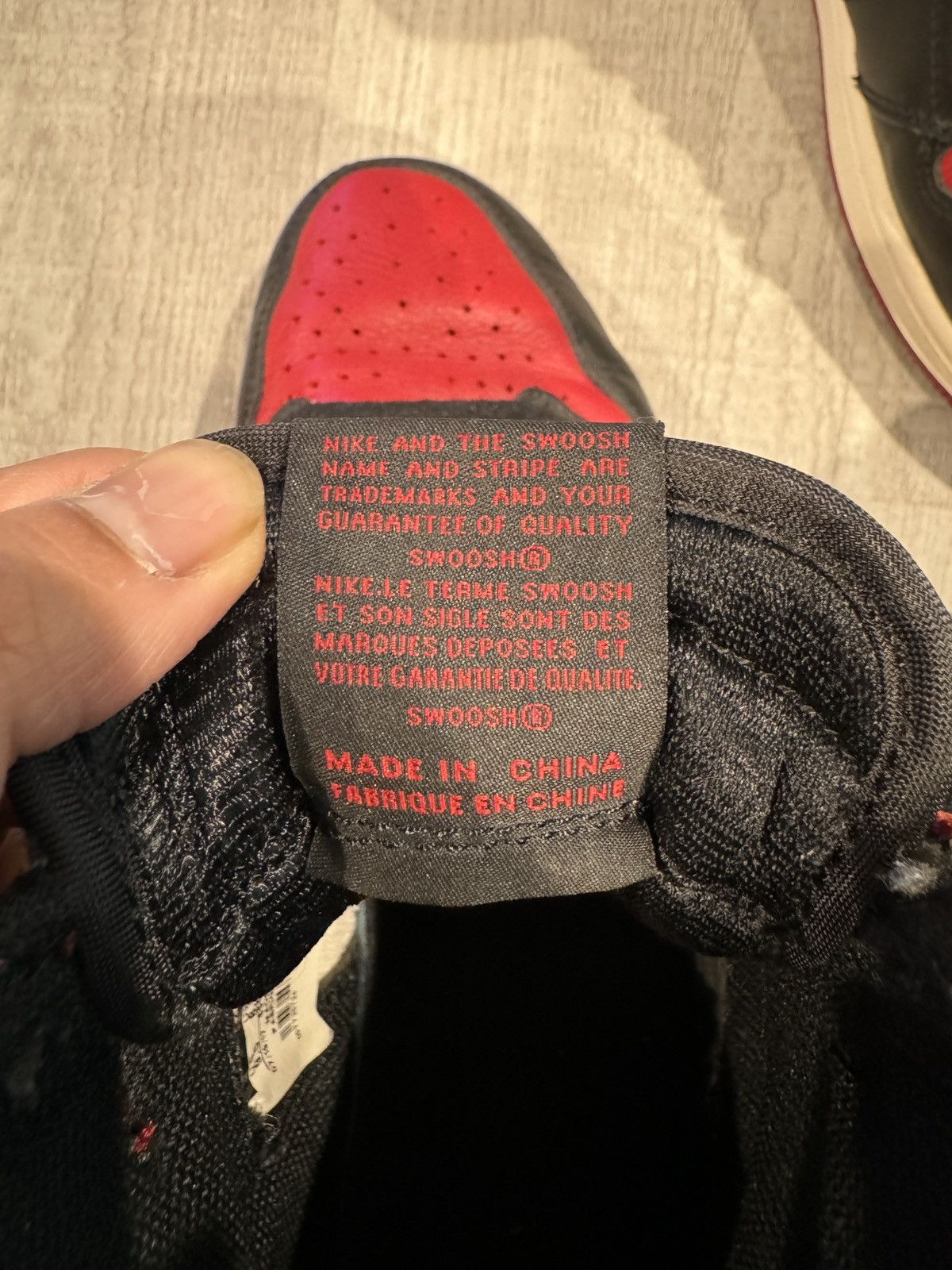 Jordan Brand × Nike Air Jordan 1 Retro High OG “Bred Toe” Size US 9.5 / EU 42-43 - 11 Thumbnail