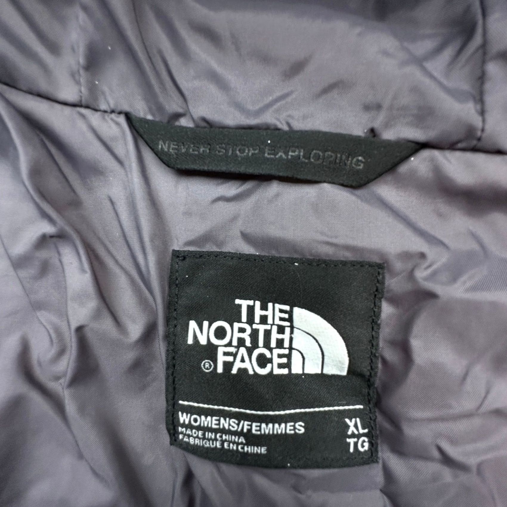 The North Face The North Face 550 Down Metropolis Puffer Hooded Parka Jacket Womens XL Purple Pink Erwachsene? Size XL / US 12-14 / IT 48-50 - 3 Thumbnail