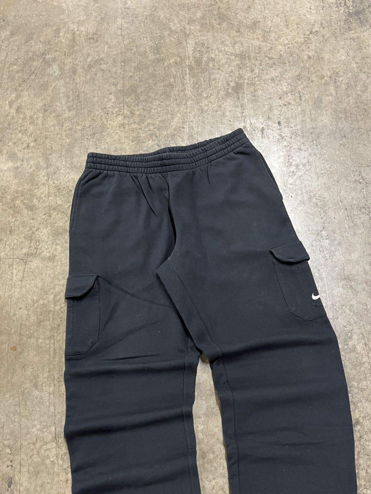 Nike × Vintage Nike baggy fit sweatpants cargo pockets wide leg hype rare Size US 36 / EU 52 - 3 Thumbnail