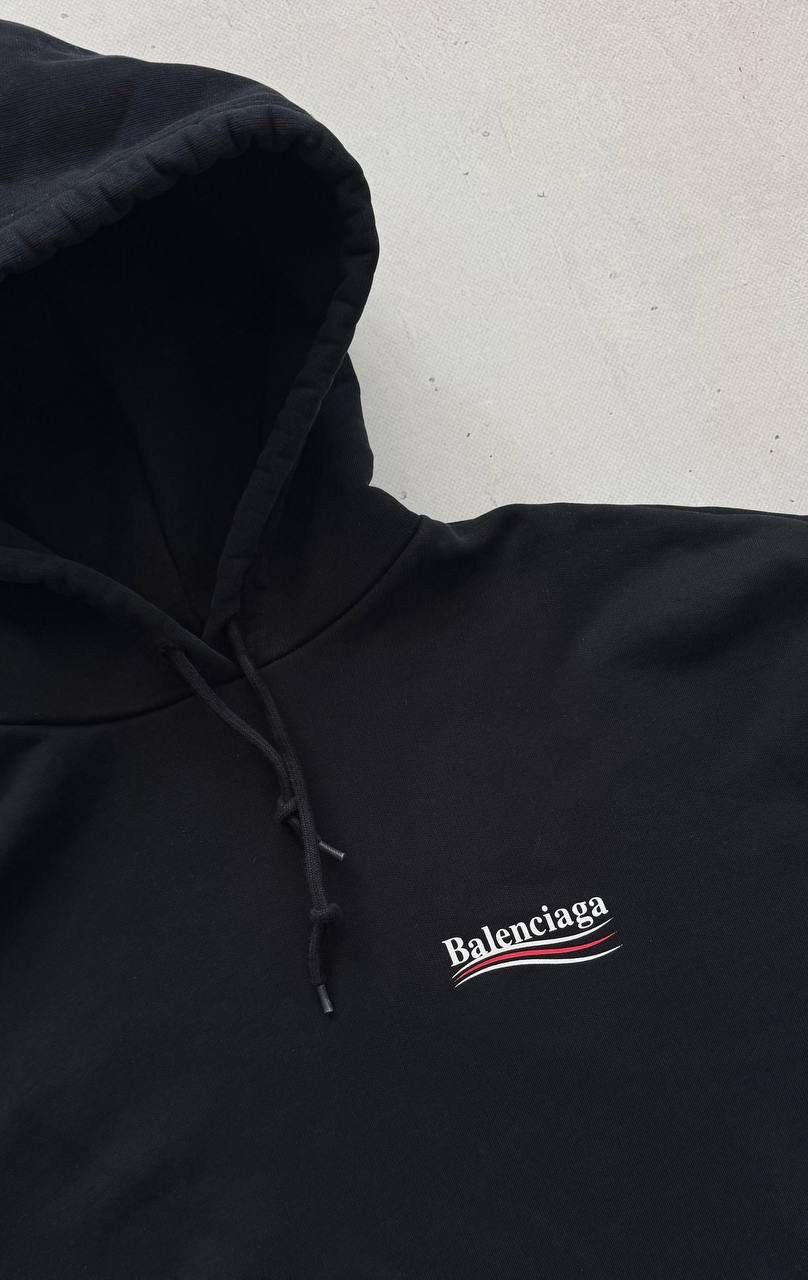 Balenciaga Balenciaga Political Campaign Logo Hoodie Black Oversized S Size US S / EU 44-46 / 1 - 6 Thumbnail