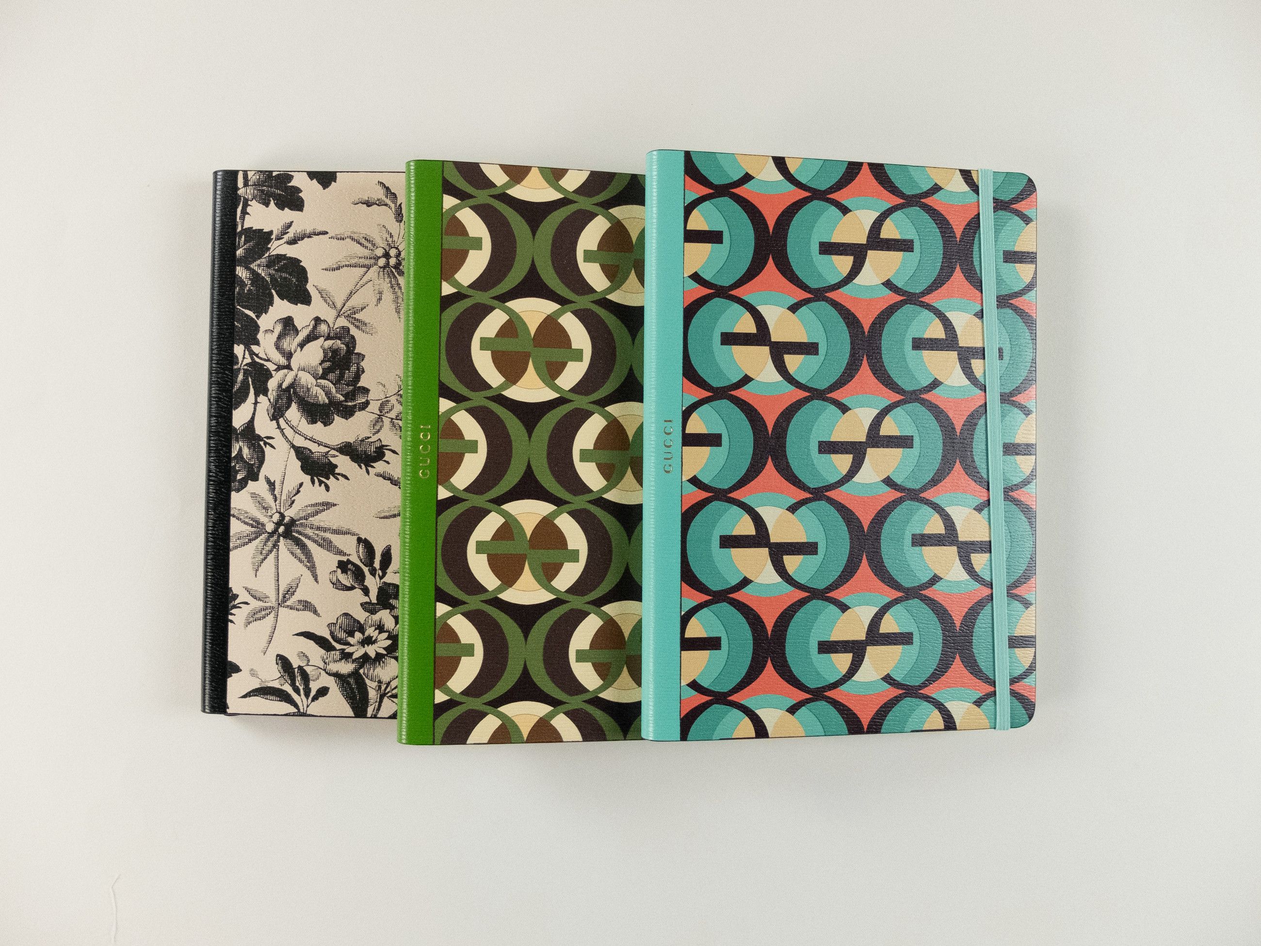 Gucci 3 x GUCCI Cascade & Herbarium print Demetra notebooks Size ONE SIZE - 1 Thumbnail