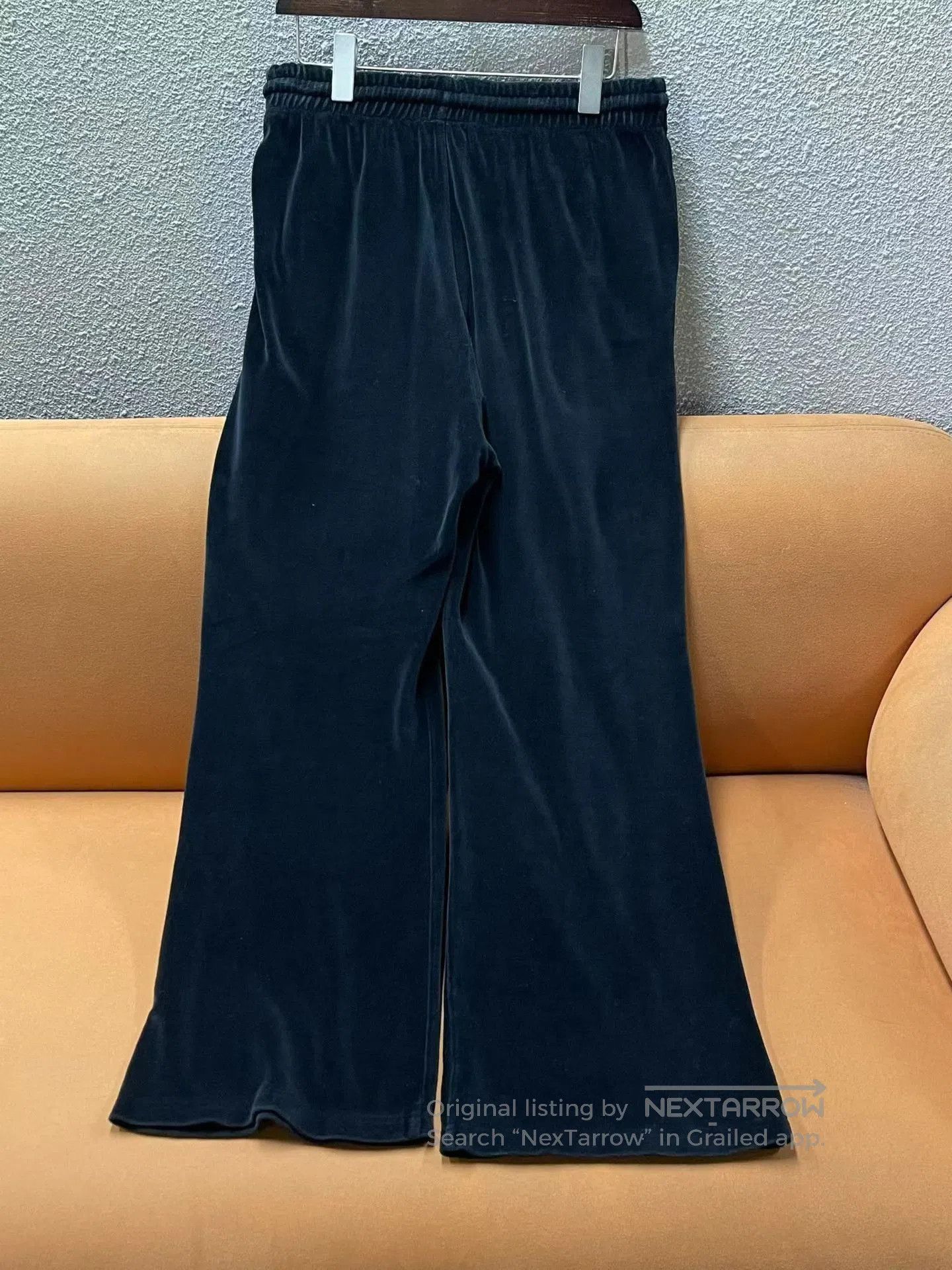 Celine Celine SS22 Black Velvet Wide. Size 41" - 2 Thumbnail