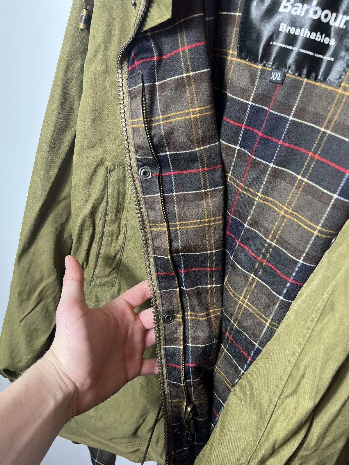Barbour Vintage Outdoor Barbour Breathables Hinting Cordura Jacket Size US XXL / EU 58 / 5 - 16 Thumbnail
