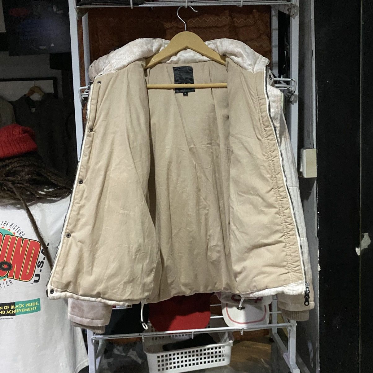 In The Attic Vintage "In The Attic" Dirt Style Fur Puffer Hooded Jacket Size US M / EU 48-50 / 2 - 3 Thumbnail