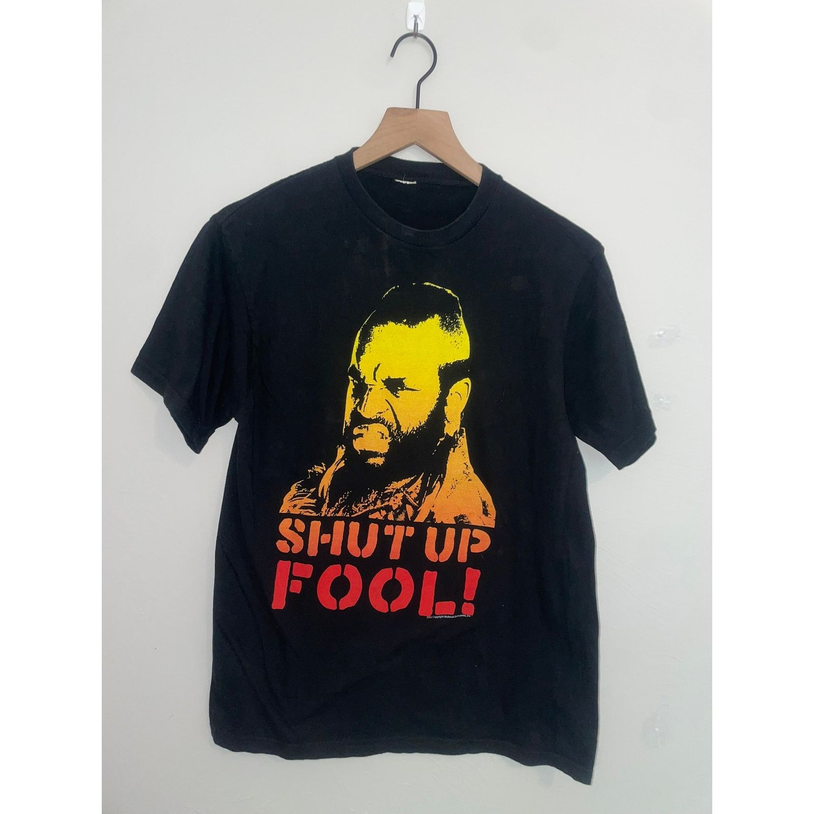 Vintage 2010 Shut Up Fool Mr. T Movie Graphic Black Shirt Tee Medium Size US M / EU 48-50 / 2 - 1 Thumbnail