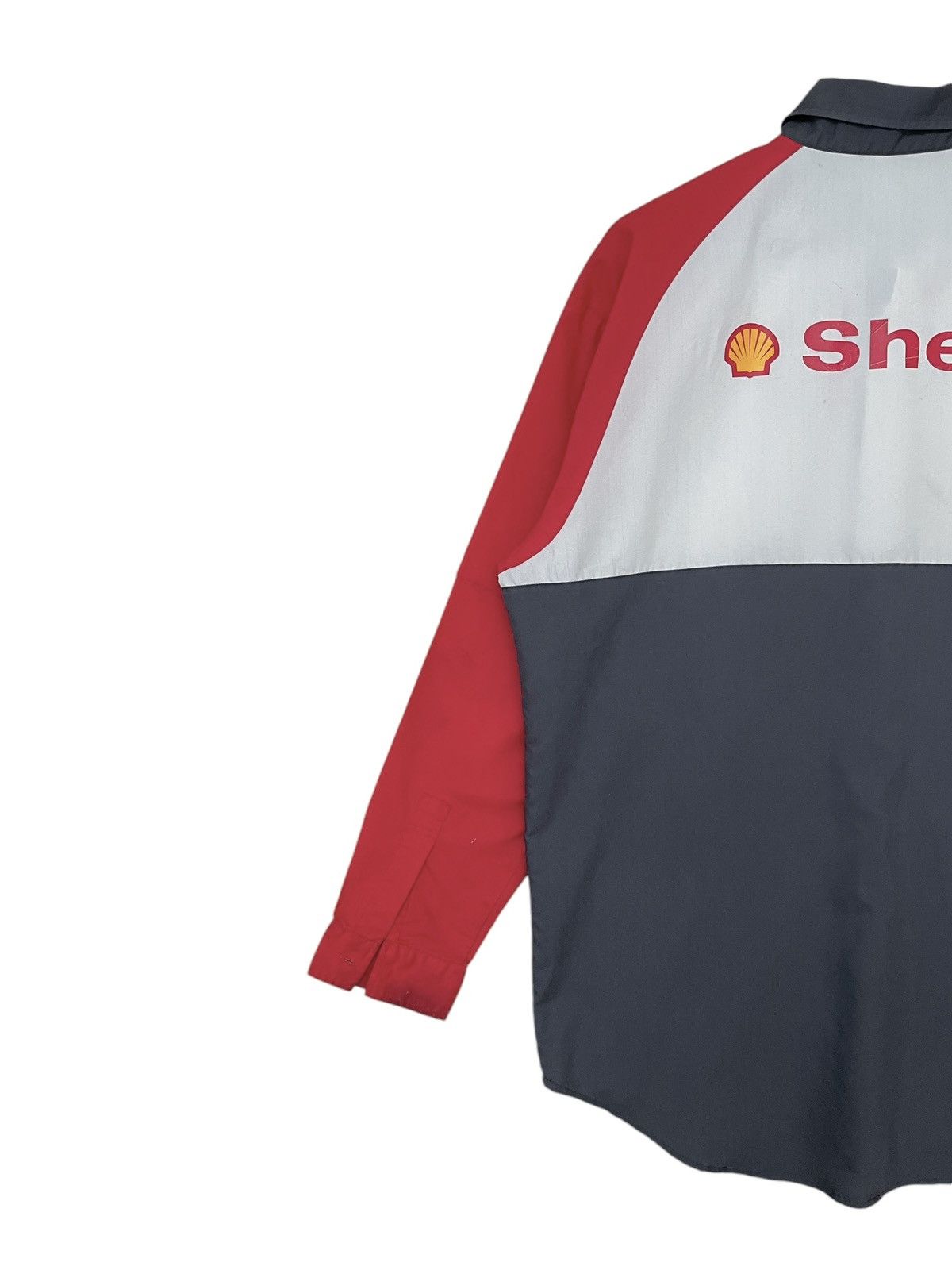 Vintage Vintage Brand Shell Shirt 1990s Size US XL / EU 56 / 4 - 7 Thumbnail