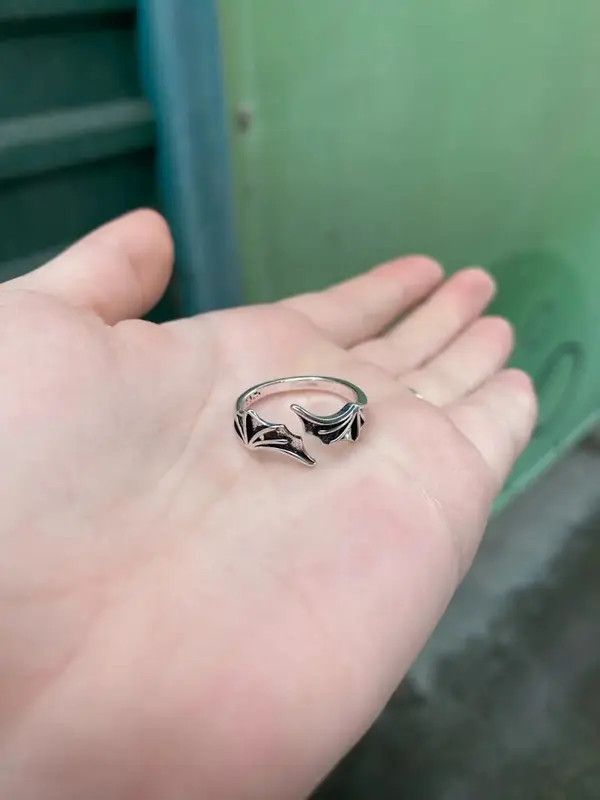 Other Adjustable Demon Wings Ring Size ONE SIZE - 4 Thumbnail