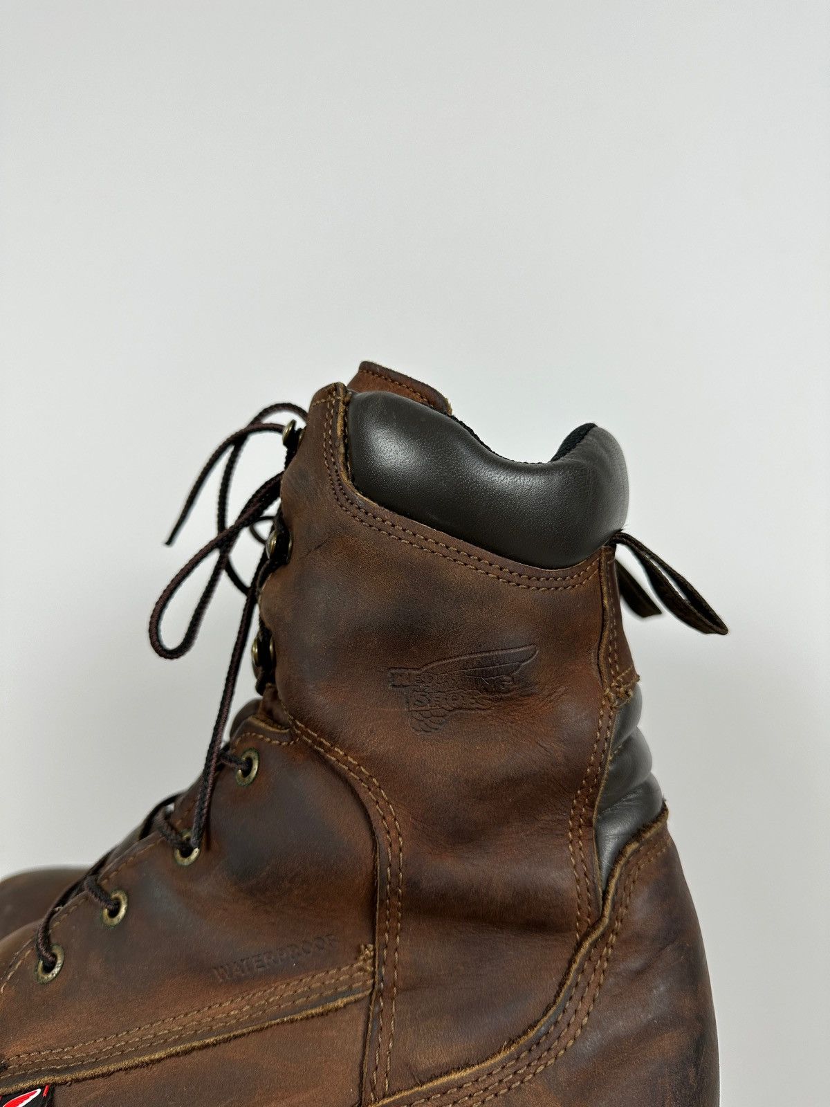 Red Wing Red Wing ASTM F2892-11 Brown Leather Waterproof Boots Size US 11 / EU 44 - 14 Thumbnail