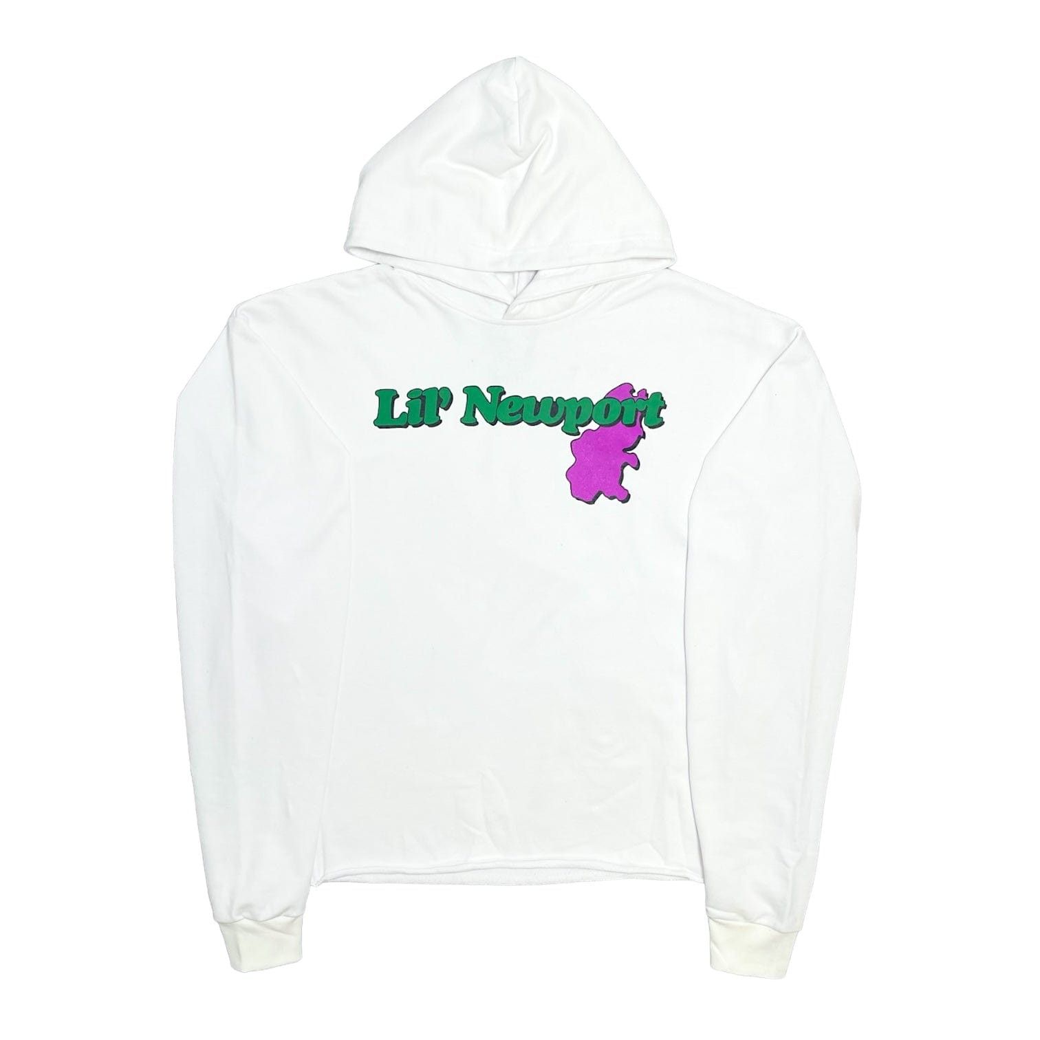 Yams Day Lil Newport Hooded Sweatshirt White
