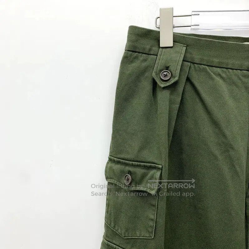 Miu Miu Miu Miu Green Cotton Casual Pants for Women . Size 28" / US 6 / IT 42 - 3 Thumbnail