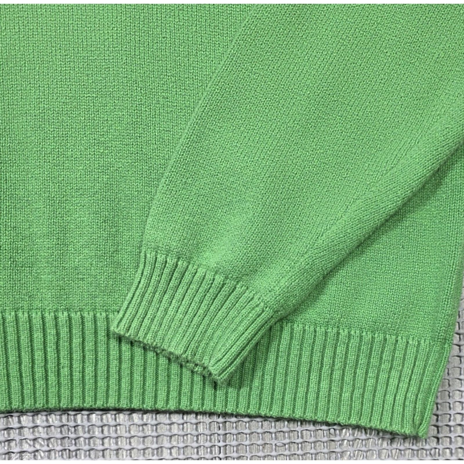 Polo Ralph Lauren VINTAGE Polo Ralph Lauren Mens Quarter Zip 2XL Heavy Mockneck Green Purple Sweater Rare Size US XXL / EU 58 / 5 - 4 Thumbnail