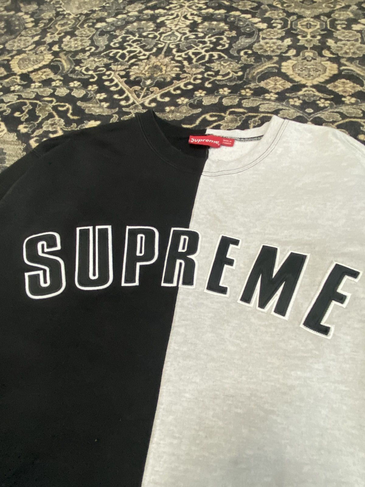 Supreme Supreme Split Crewneck Sweatshirt Size US XL / EU 56 / 4 - 2 Thumbnail