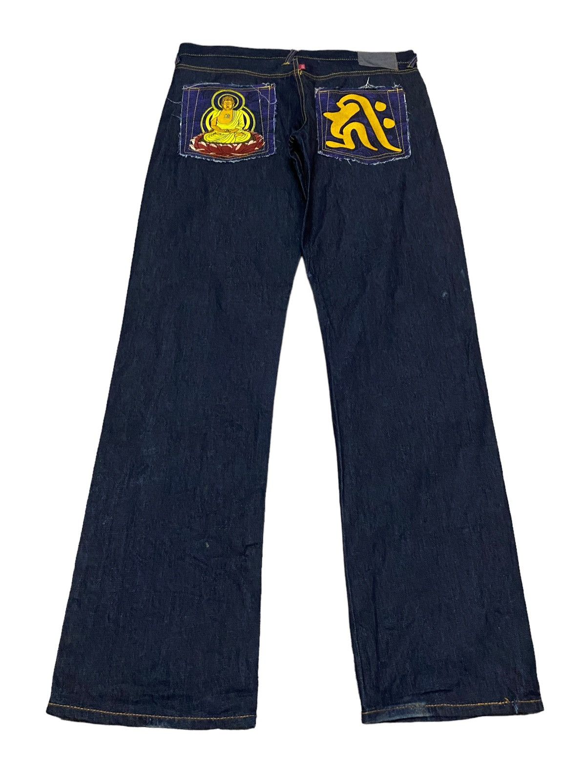 Japanese Brand × RMC Jeans × Vintage Rare Design Vintage Japanese Brand Red Monkey Jeans 2000s Size US 40 / EU 56 - 1 Thumbnail