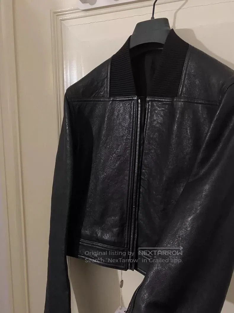 Rick Owens Rick Owens Short Flight Jacket. Size US L / EU 52-54 / 3 - 5 Thumbnail