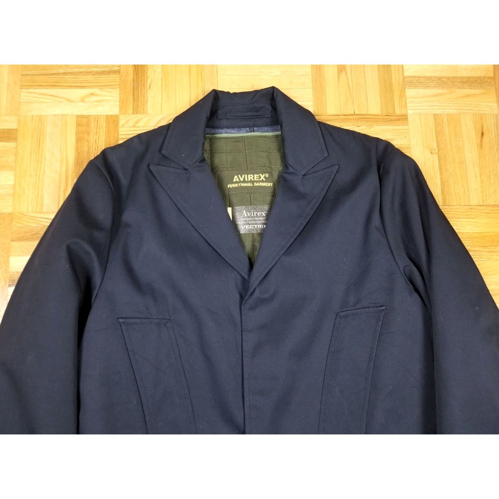 Avirex VINTAGE AVIREX SHIRT NAVY MINTY WINDSTOPPER LINED FULL BUTTON 30' 1900s-1990s Mens Size US L / EU 52-54 / 3 - 2 Thumbnail