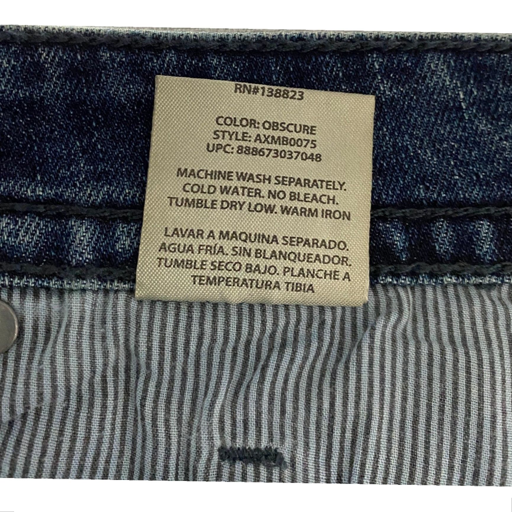 Vintage Axel Jeans Bootcut Slim Mens 36x32 Blue Stretch Denim Regular 5-Pocket Button Zip Slim Fit Men’s Jeans Size US 36 / EU 52 - 6 Thumbnail