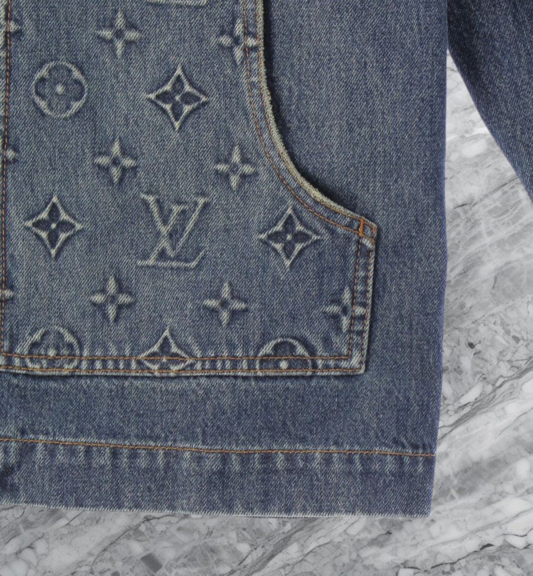 Louis Vuitton Louis Vuitton LV Carpenter Monogram Denim Jacket Size US M / EU 48-50 / 2 - 5 Thumbnail