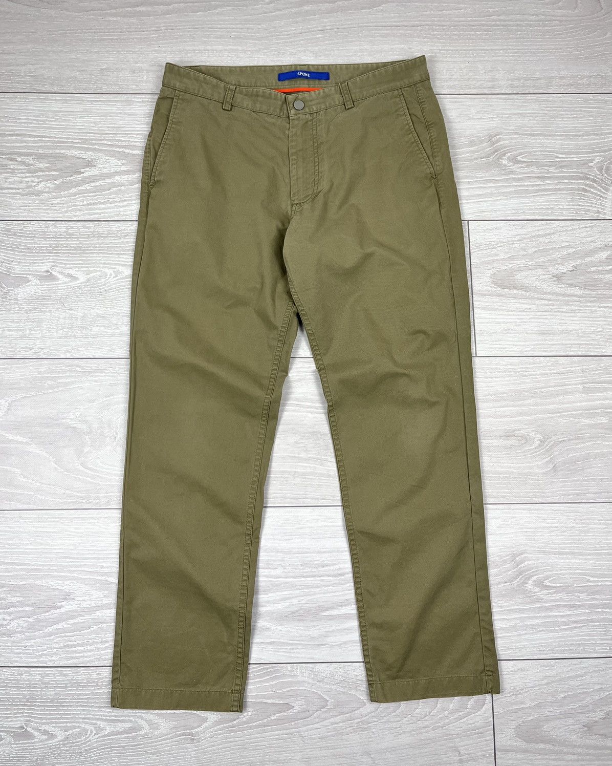 SPOKE Spoke London Heroes Build B Beige Cotton Pants Size US 34 / EU 50 - 1 Thumbnail